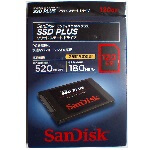 SanDisk SSD PLUS SDSSDA-120G-J25を中古ノートパソコンに入れた
